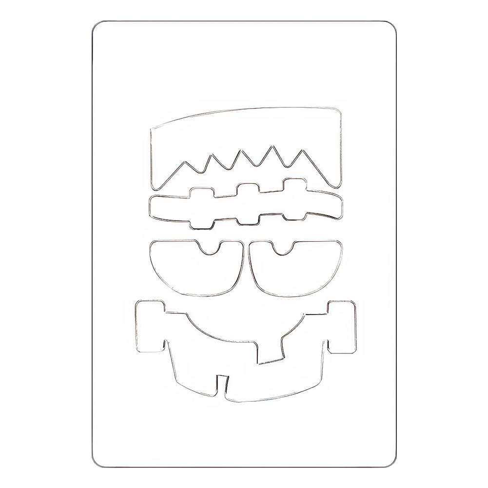 Halloween Pumpkin Ghost Bats Face Embossing Die Cuts Stencils Carving Stencils for DIY Pumpkin Carving Wood Walls Art Decor