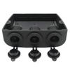 3 In 1 Tent Type 12-24V Power Sockets Combination Automotive Accessory Outlet for Car Rv Truck Marine Boat