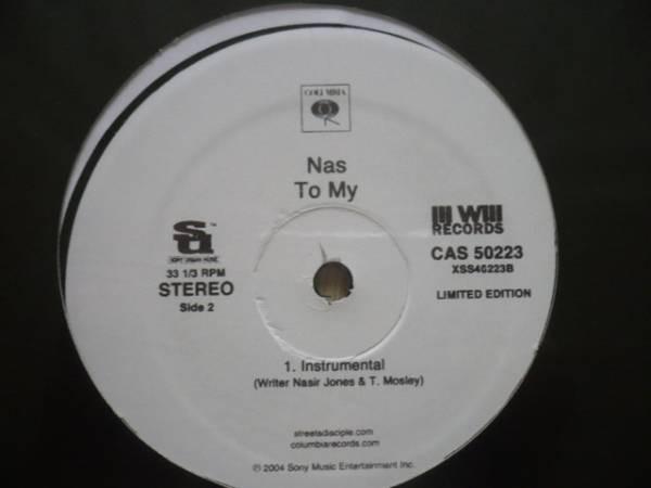 

12inch Record NAS - To My CAS50223 Ill Will Record 2004 US Rap & Hip-Hop/R&B Used
