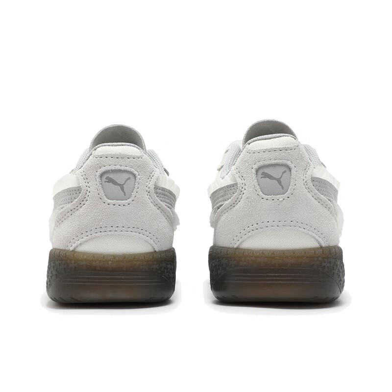 Puma Women's Palermo Retro Silver-Grey Platform Sneakers