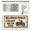 Car License Plate Metal Wall Decor 15x30cm