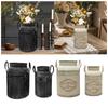 Flower Rustic Jug Metal for Artificial Flowers for Wedding Country Office