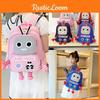 Childrens School Backpack With Fun Robot Design And Ergonomic Shoulder Straps For Kids