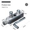 Faucet Valve Broken Thread Extractor Drill Compatible Fits 1/2 3/4 Inch Screw Removal Tool For Plumbing Repair
