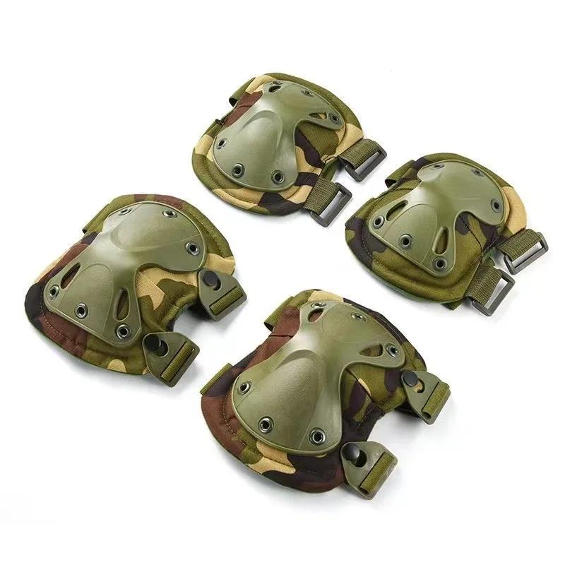 Tactical Knee Pad Elbow CS Protector Outdoor Sport Hunting Kneepad Safety Gear Protective Pads Support