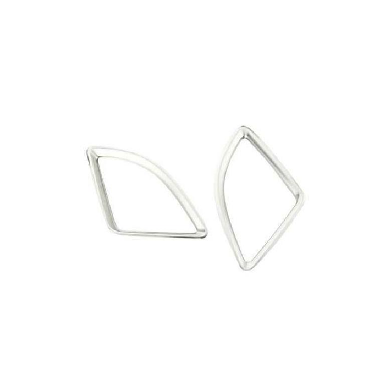 For Ford Focus 2015-2018 Silver Steel Air Conditioning Air Outlet Vent Trim 2PCS