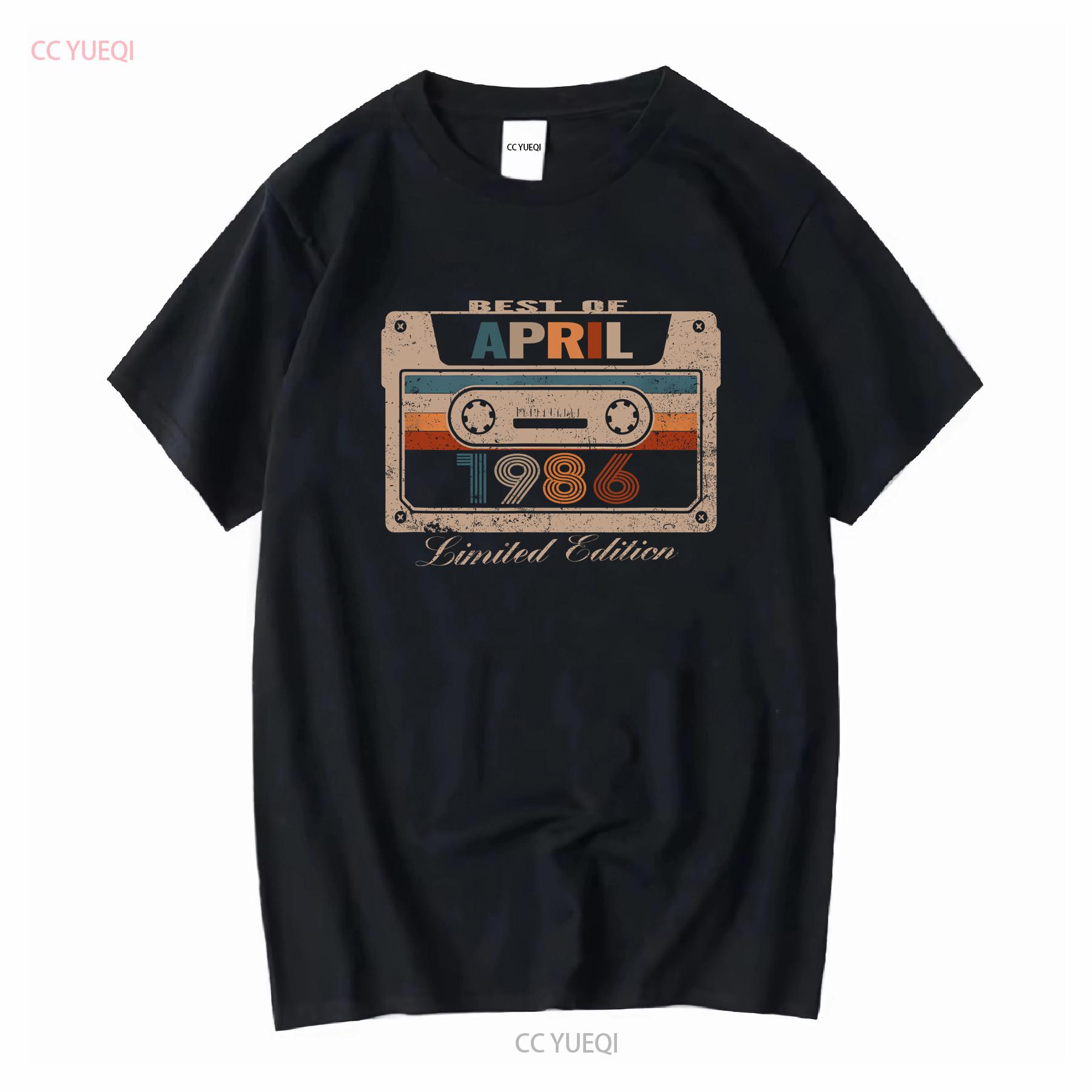 

37th Birthday Best of June 1986 Retro Cassette T Shirt SweaT 18277 vintage Washed Casual Comfortable designer clothes Slightly 4XL