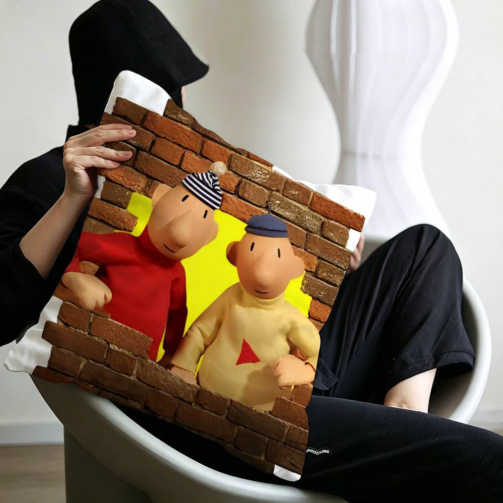 Cartoon PPat Mat Cushion Cover Inches Farmhouse Decor Home Throw Pillow Covers for Couch Decorations