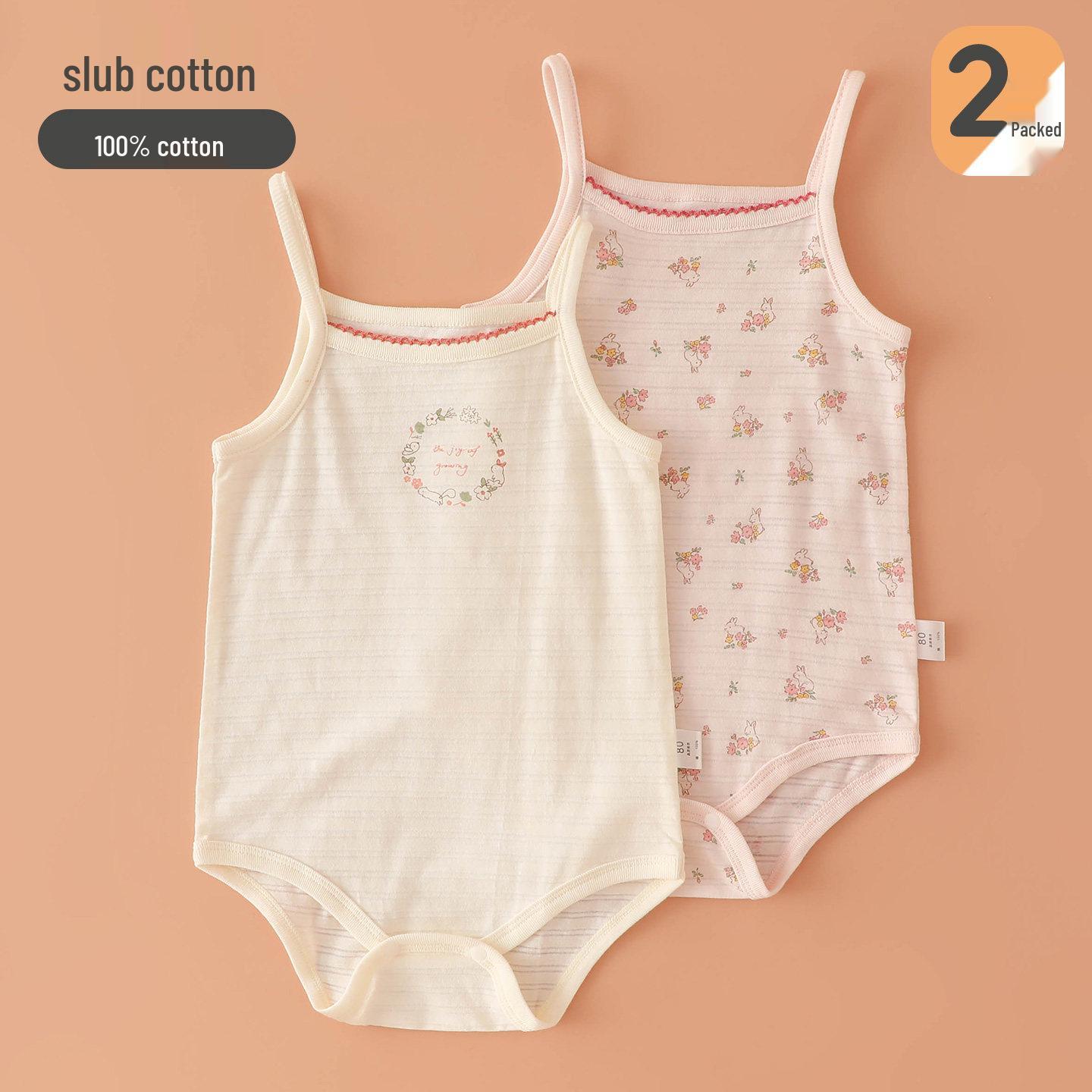 Newborn Baby Summer Sleeveless Cotton Romper 90 cm