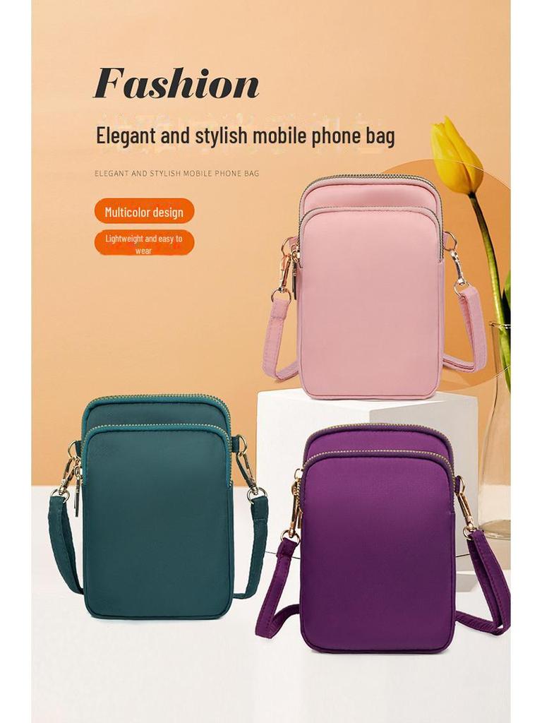 2025 New Vertical Korean Crossbody Phone Bag: Women's Trendy Mini Coin Purse