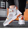 Men's Winter High Top Shoes, New Fashionable and Plush Warm Snow Boots, Thick Soled Anti Slip Outdoor Casual Sports Cotton Shoes