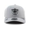 New Era 9SEVENTY Stretch Snapback Las Vegas Raiders NFL Mesh Stretch Snapback LAS VEGAS RAIDERS American Football 970 Cap, Cap, Grey, Hat, [Used]