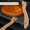 Oven Pulls Stick Toaster Rack Pullers Wooden S Curved Design Heat Resistant Anti-Scald Open-Mouth Design Baking Helper Stick