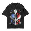 Devil May Cry T Shirt Washed Oversized Streetwear Hip Hop Vintage TShirts for Men Women Clothing Short Sleeve Cotton Tee Shirt