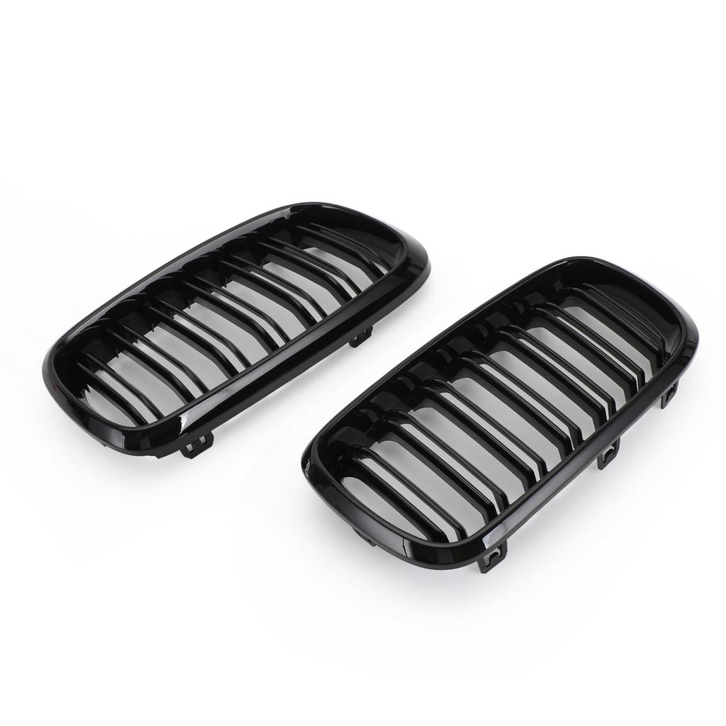 Glänzende Schwarze Doppelnieren-Frontgrill Passend für BMW X5M F85 X6M F86 X5 F15 X6 F16 13-18