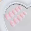 24pcs French False Nails Oval Press On Nails Manicure Nail Tips  DIY