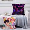 Saja Boys-S K-Pop Demon Hunters-H Anime Movie Pillow Case Anti-Dustmite Pillowcase Invisible Zipper Silky Short Plush Sofa