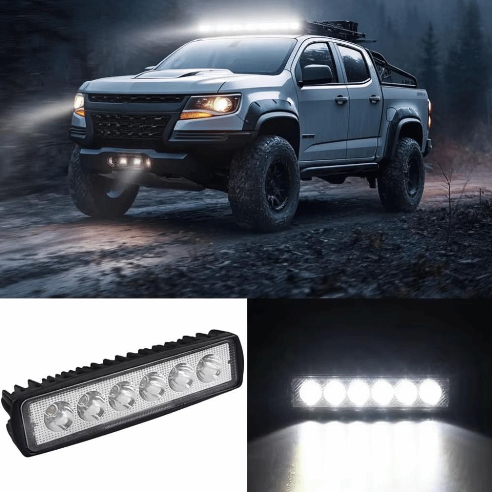 800 LM LED Car Work Light High Bright LED Light Bar Spotlight Offroad Headlights Trailer Lighting