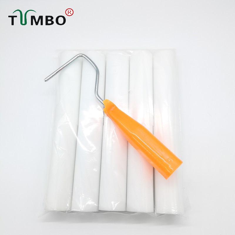 2-4 Inch Water-Based Sponge Roller Brush - No-Shed Latex Paint, Touch-Up & Corner-Free Wall Painting