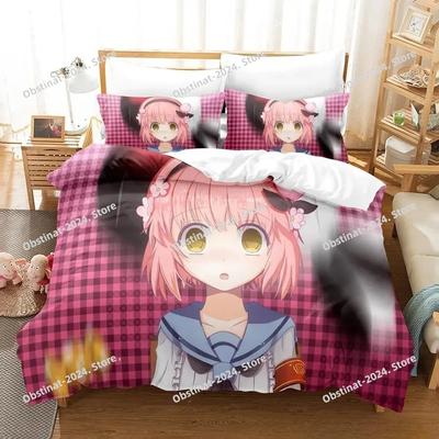 Neuer Anime Magical Girl Raising Project Bettwäsche-Set Einzelbett Twin Full Queen King Size Bettset Erwachsener Kind Schlafzimmer Bettbezug-Sets