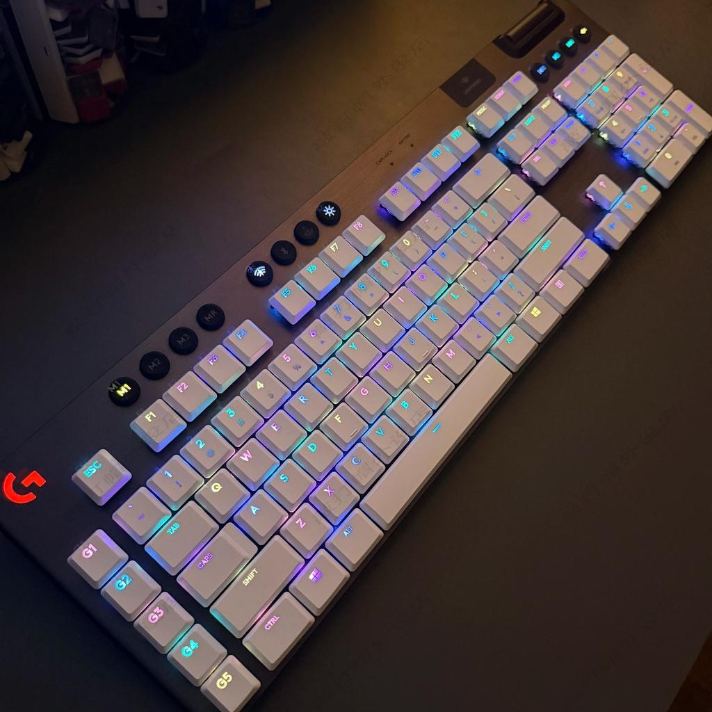 Vhodné pro mechanickou klávesnici Logitech G913 G913TKL G915 G813 G815, klávesy, US a evropské verze, průhledné klávesy