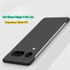 כיסוי אחורי קשיח PC מט ללא מסגרת לעור עבור Honor Magic 8 Pro Air, עמיד בפני זעזועים, הגנת מצלמה, דק במיוחד ל-Magic8pro Air