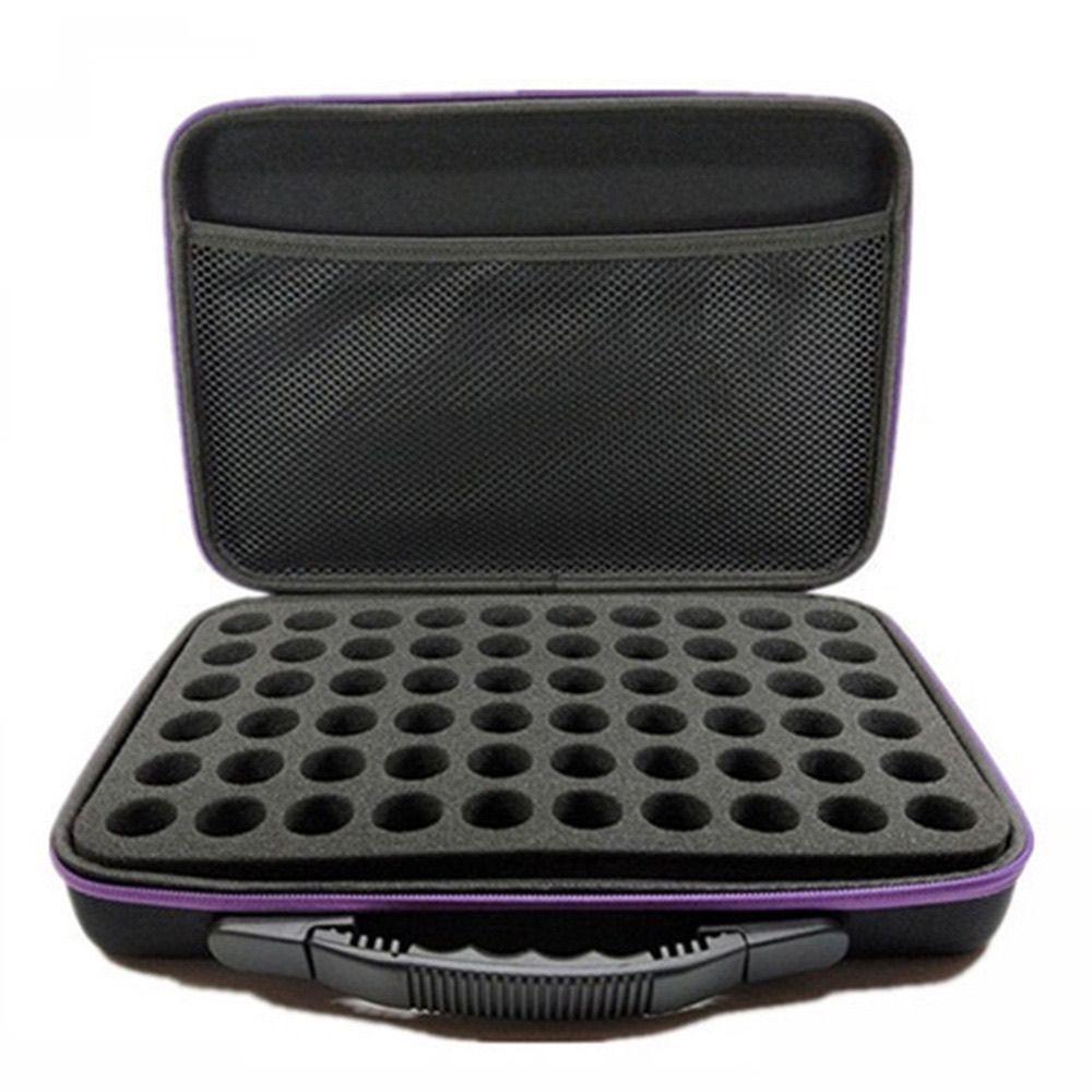 Diamond Painting Storage Bag with 60 Jars - Drop-proof EVA Case for Diamond Art and Essential Oils