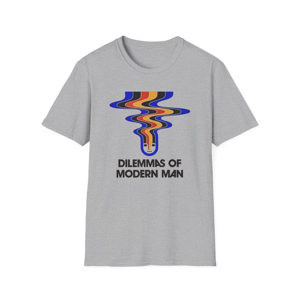 

1975 dilemmas of modern man book cover reproduction tshirt 2XL