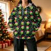 Women's Casual Christmas Print Pullover Hoodie with and Pockets