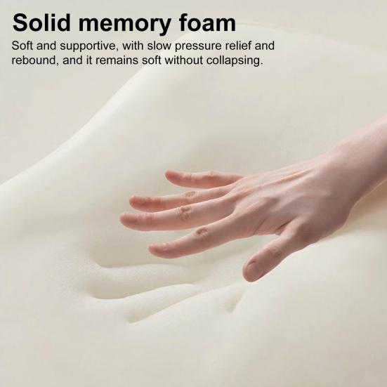 Yousheng Couples Pillow Wavy Wedge Pillow for Chest Back Relief Memory Foam Butt Cushion Ergonomic Posture Support Multi-Functional Bed Pillow