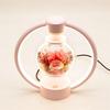 Magnetic Levitating Preserved Flower with Aluminum Base, 360° Free Rotation, Home Decoration Birthday Gift Valentine's Day Gift