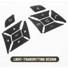 Car Steering Wheel Button Stickers Cover Replacement for Mercedes Benz ML GL GLK GLA CLA CLS SL A B C E G Class Interior Switch Button Decoration
