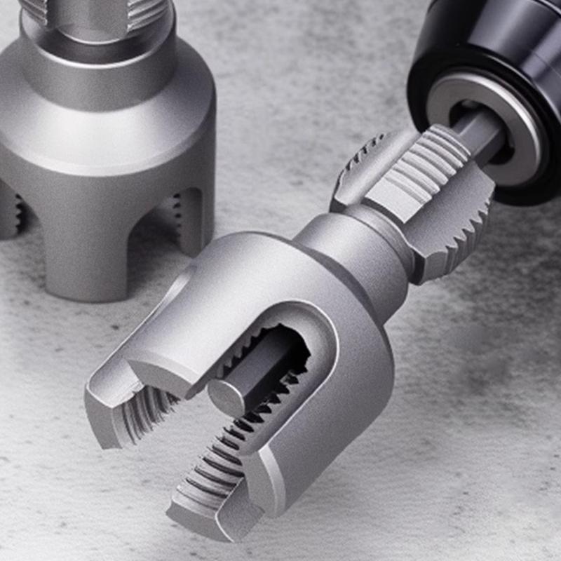 Alloy Steel Pipes Thread Cutter Set 1/2" DN15 & 3/4" DN20 Internal External Thread Cleaner For Plumbing Maintenance