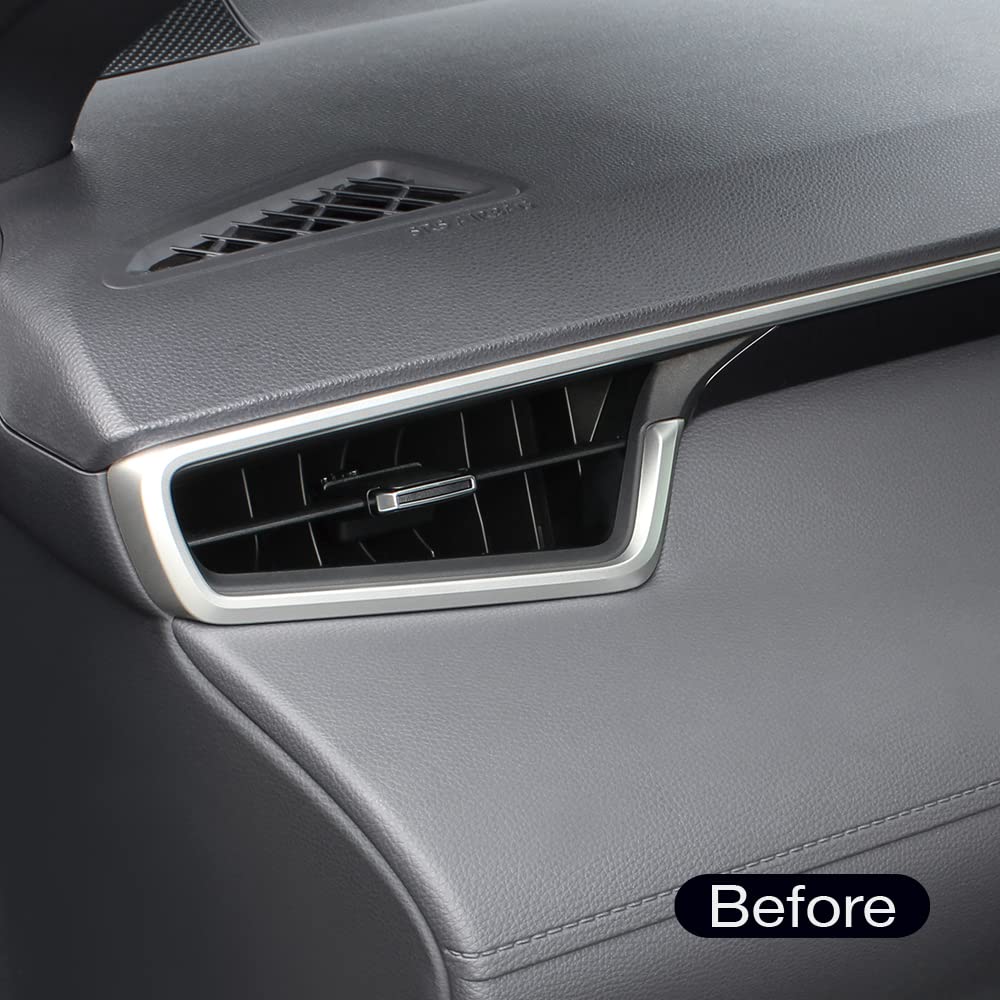 Tsuchiya Yac Suport pentru băuturi cu aer condiționat Toyota Corolla Cross pentru pasager Lung x 14cm Lat x Scaun specific vehiculului, Negru/Argintiu, 16.4cm 21.9cm