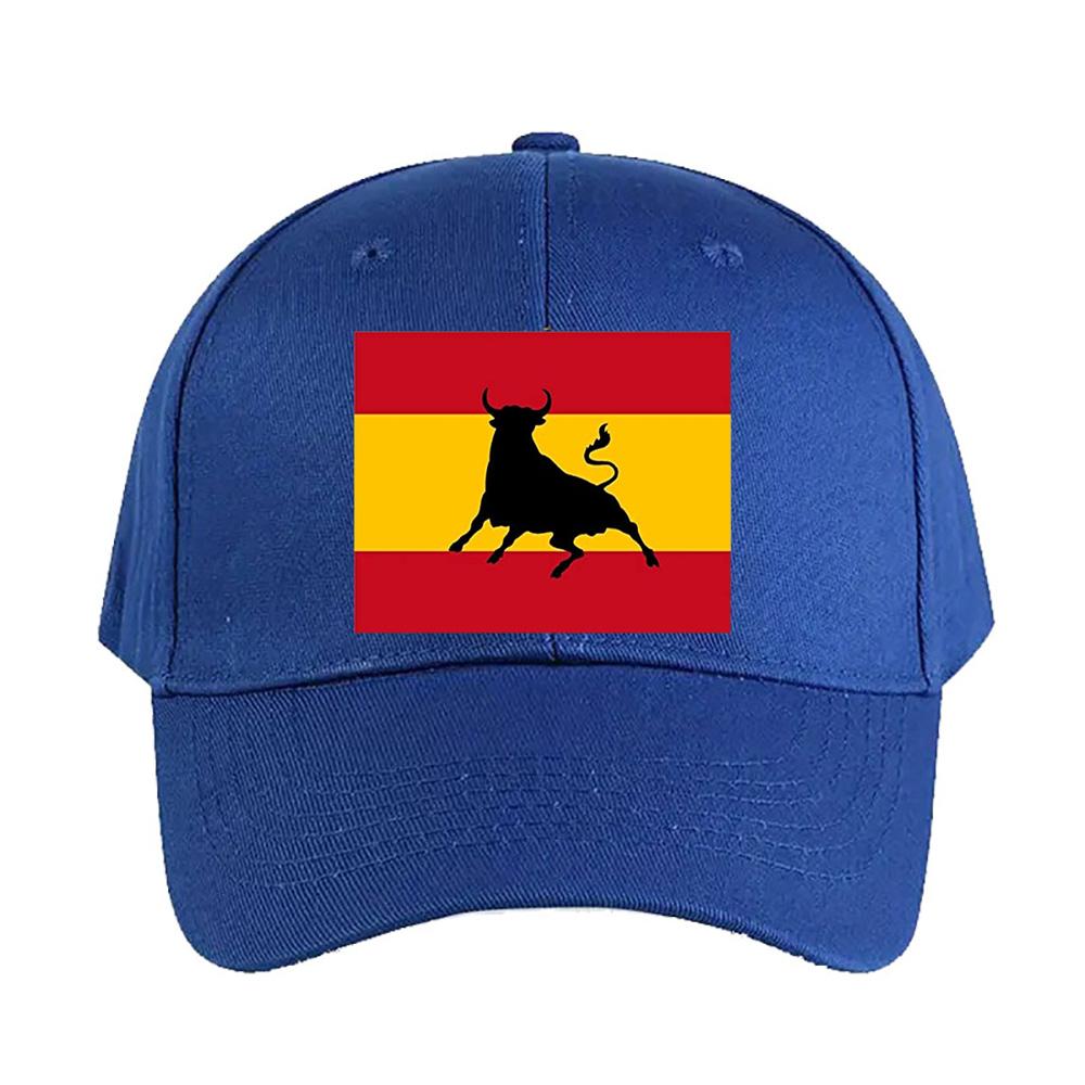 Spanish bull flag Woman Man Baseball Cap Adult Adjustable with Curved Brim Hiking Fishing Hat sun protection sun hat