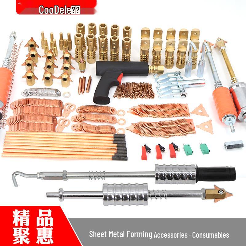 Car Body Repair Dent Suction Cup Kit with Pull Hammer and Carbon Rods