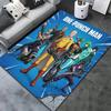 Onepunch Man Teppich für Wohnzimmer Schlafzimmer Zuhause Sofadekoration Kinder Spiel rutschfeste Bodenmatte