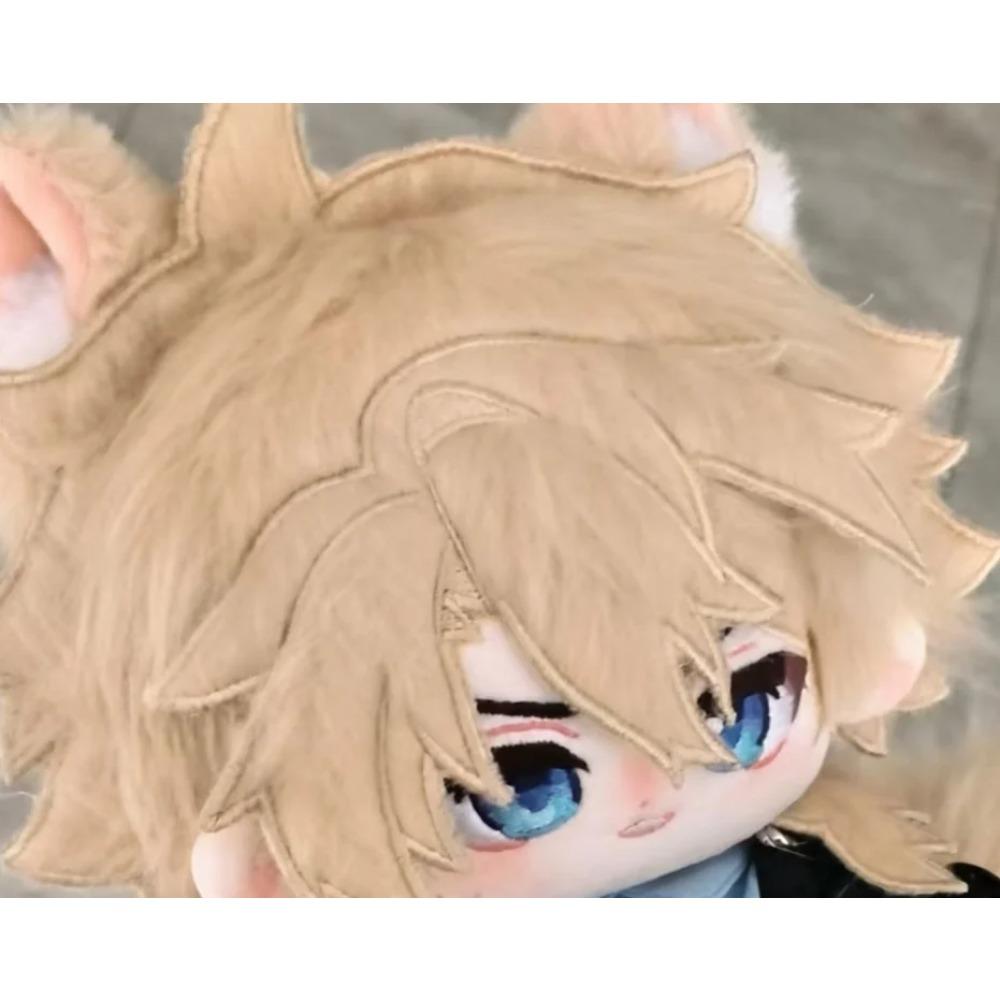 Spiel Genshin Impact Anime Varka 20cm Anime Cartoon Figur Modell Maumet Marionette Verkleiden Kissen Figuren Plüsch Lustiges Geburtstagsgeschenk