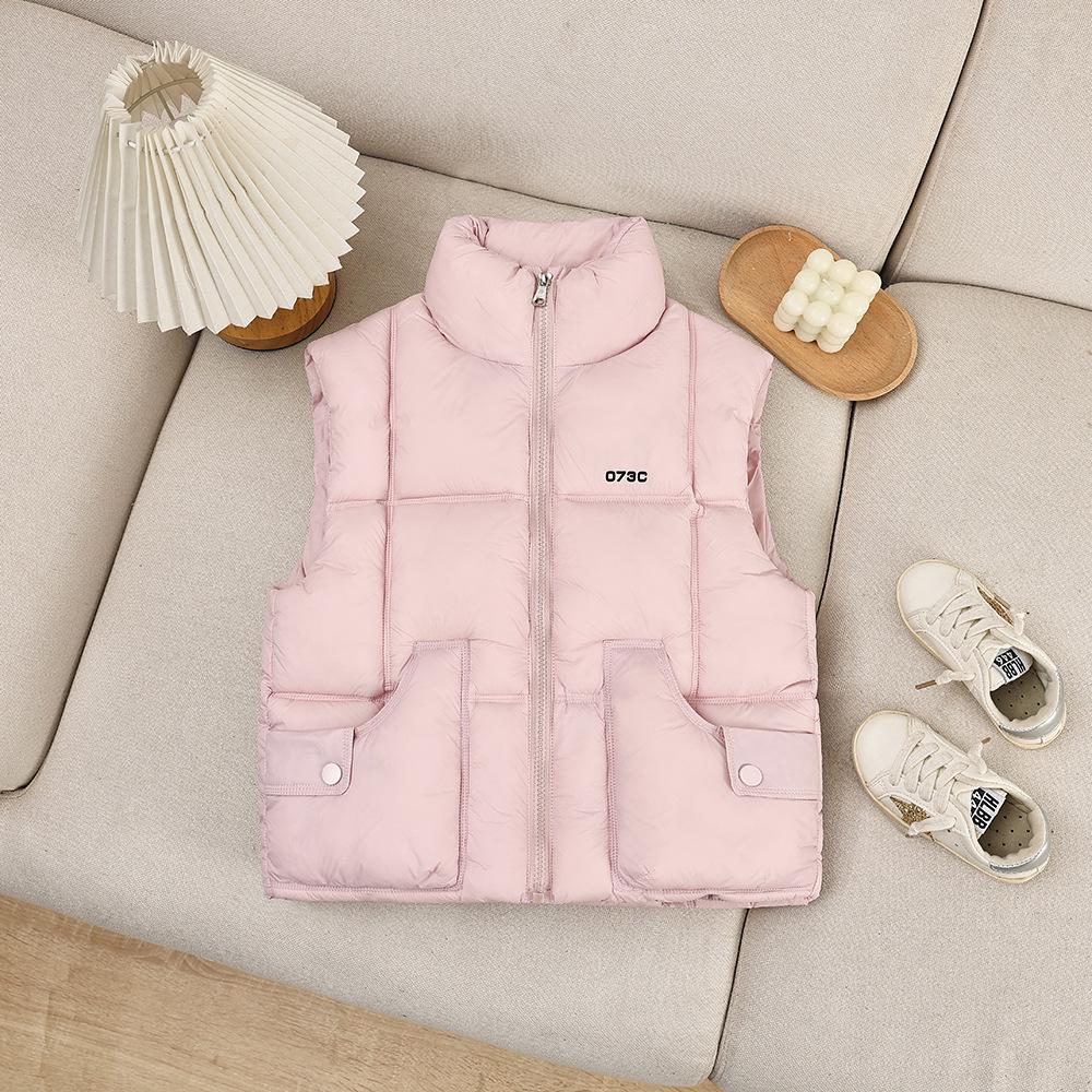 Kinder Stehkragen Baumwolle Wattierte Weste - Jungen & Mädchen Herbst/Winter Mode Oberbekleidung (2026)