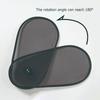 Black Car Window Sun Shade Polyester Windshield UV Protection Shade Car Window Sun Visor