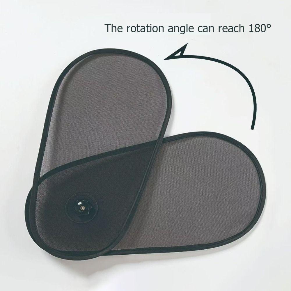 Black Car Window Sun Shade Polyester Windshield UV Protection Shade Car Window Sun Visor