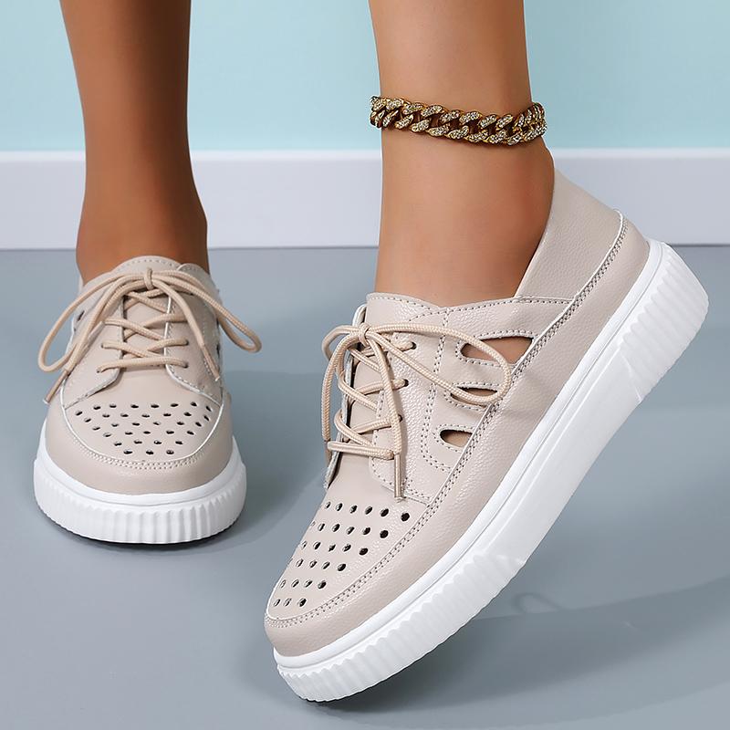 Women’s Wedge Sneakers White Leather Sandals Comfort Casual Blue Summer Maternity Shoes Plus Size