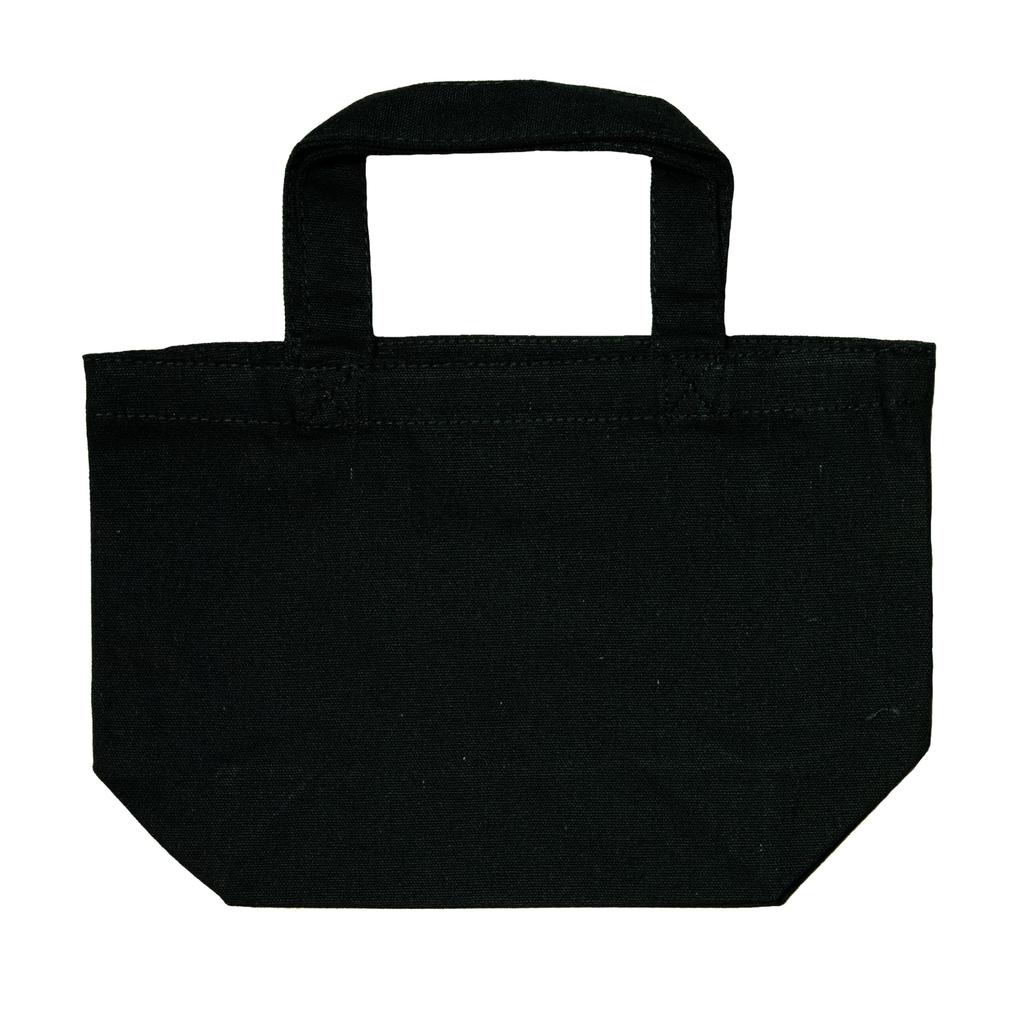Draft Can Logo Canvas Bag S Size Tote Bag Natural Beige Black Okinawa Souvenir Handbag Shopping Commuting School [Orion Beer] (Black)