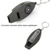 4-in-1 Multifunctional Outdoor Whistle: Compass, Magnifying Glass, Fire Starter.