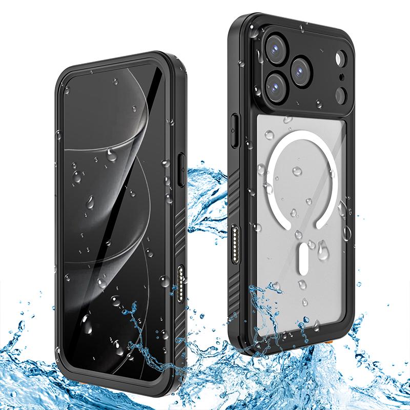 Magnetic Waterproof Phone Cases for iPhone 17 Pro Max Air Case 360 Full Body Protection Preminum Shockproof Cover for iPhone 17