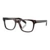 Prada Temple Logo Decoration Acetate Square Optical Frame Men's Tortoiseshell Tortoiseshell Color 54 Basic Packaging-glasses Case + Packaging Box