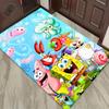 Yellow Sponge Cartoon Carpet Rug for Living Room Bedroom Home Sofa Decoration,Kids play Non-slip Floor Mat