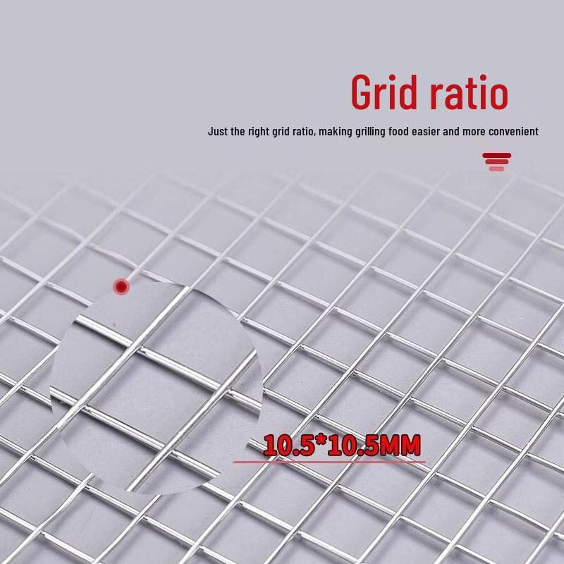 ZISIZ Stainless Steel BBQ Fish & Vegetable Grill Basket