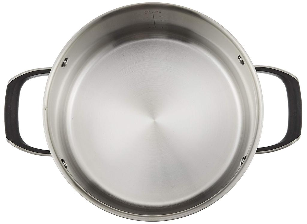 Zwilling J.A. Henckels Japan "HI Style Basic Deep Casserole 24cm 6L" Stainless Steel Polished Finish Stockpot IH Compatible [Official Japanese Retaile