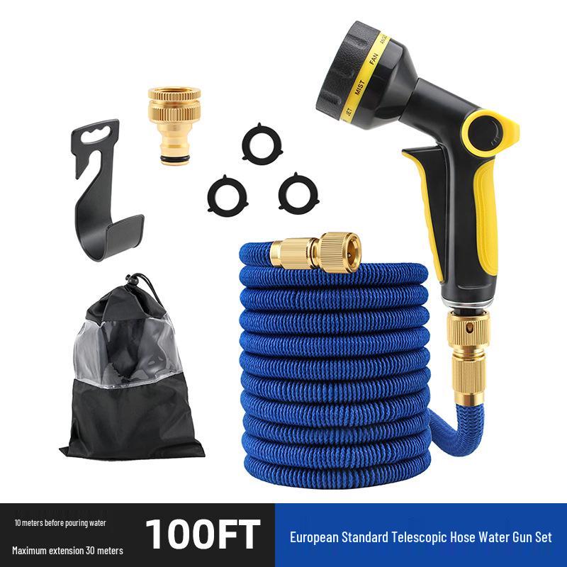 Midsummer Automatic High-Pressure Retractable Garden and Car Washing Hose with Water Gun